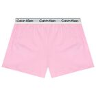 Girls Pink Logo Pyjamas, 1, hi-res