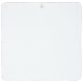 Baby Girls White & Pink Blanket