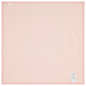 Baby Girls Pink GG Logo Blanket