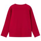 Boys Red Logo Long Sleeve Top, 3, hi-res