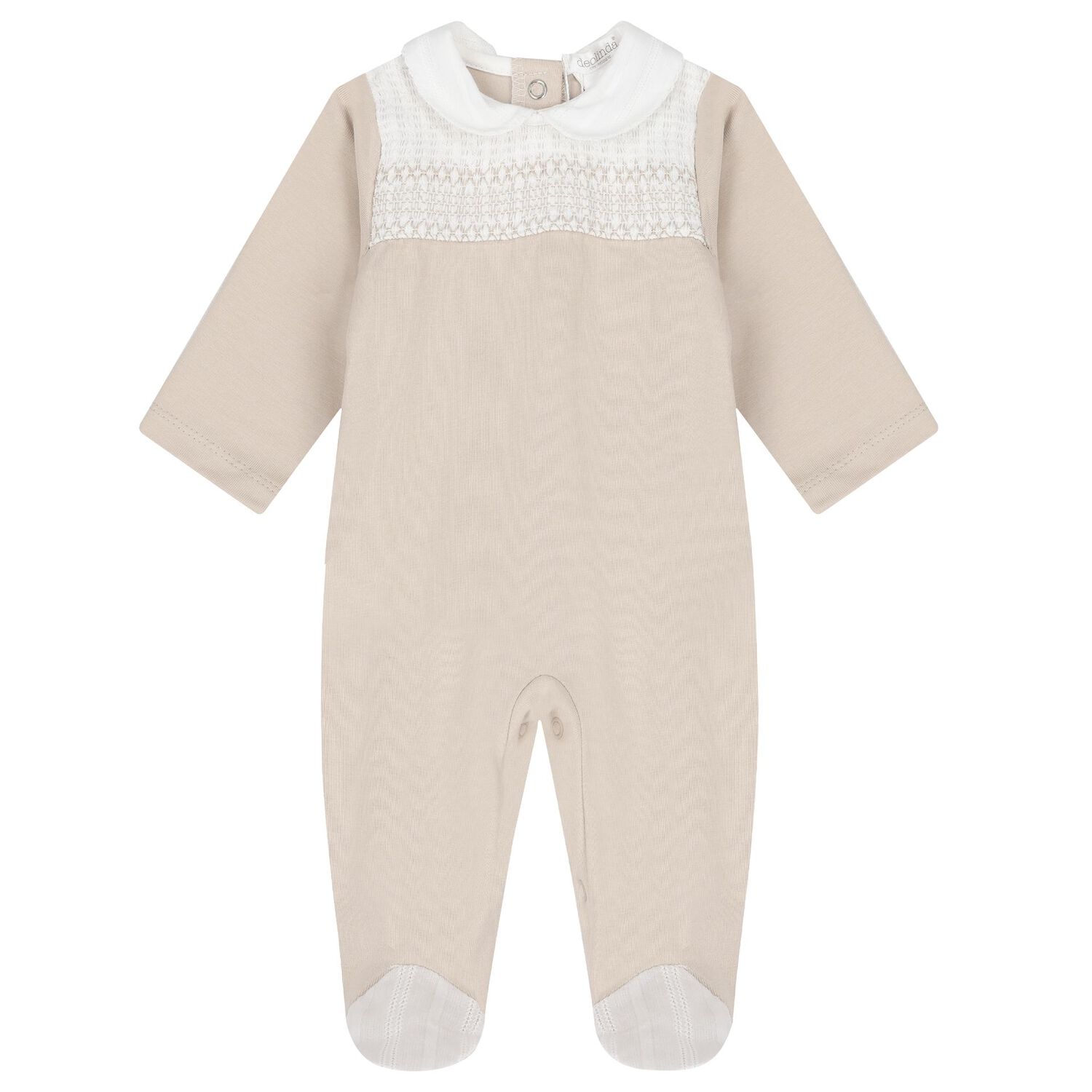 Beige Shirred Babygrow Gift Set, 1, hi-res