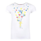 Girls White Hearts Top, 1, hi-res