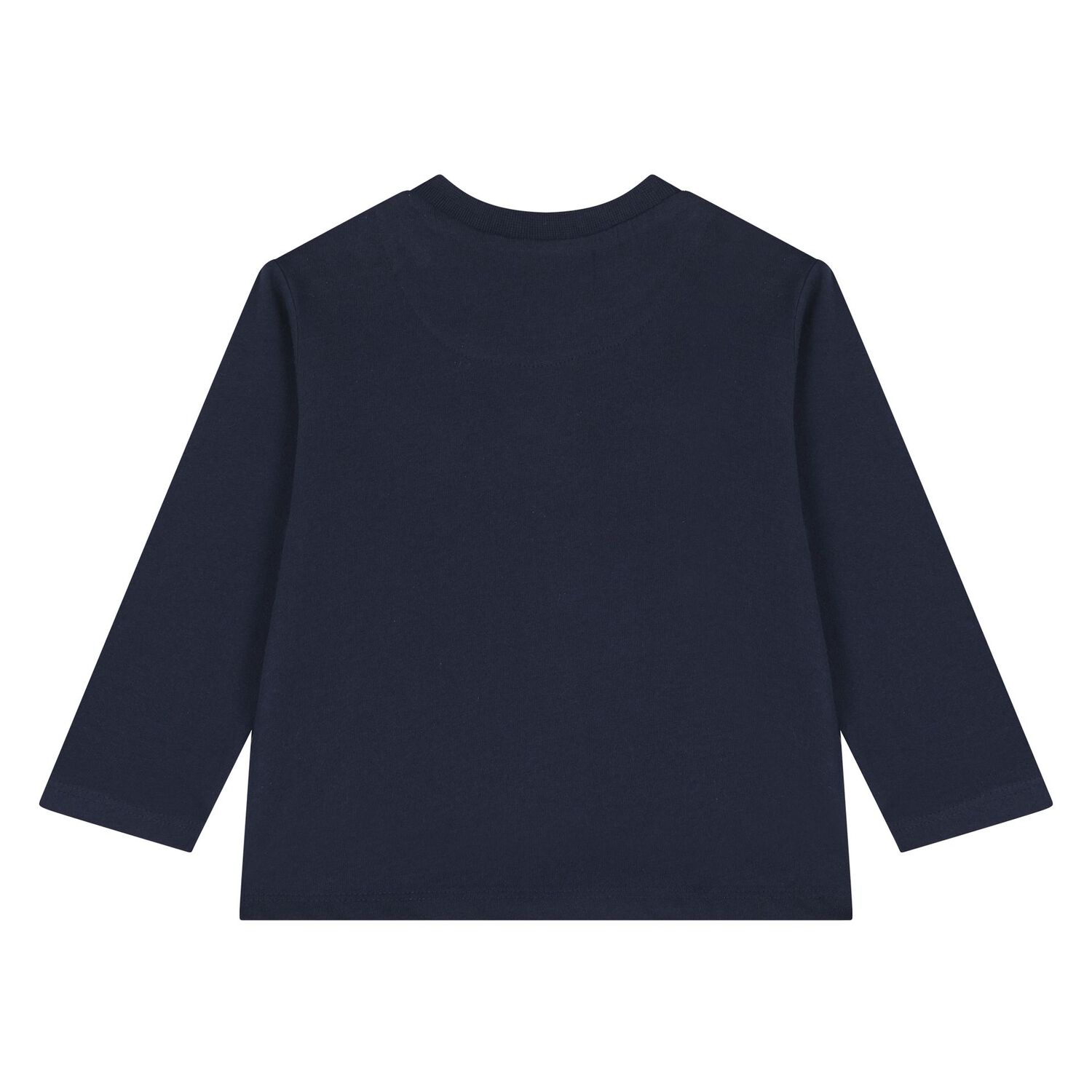 Younger Boys Navy Blue Racoon Long Sleeve Top, 2, hi-res