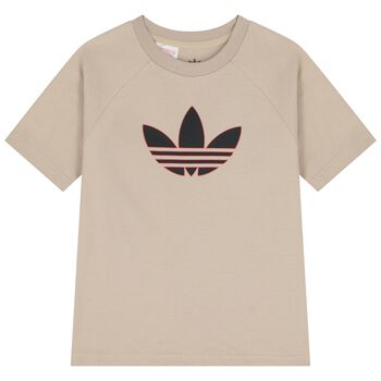 Boys Khaki Logo T-Shirt
