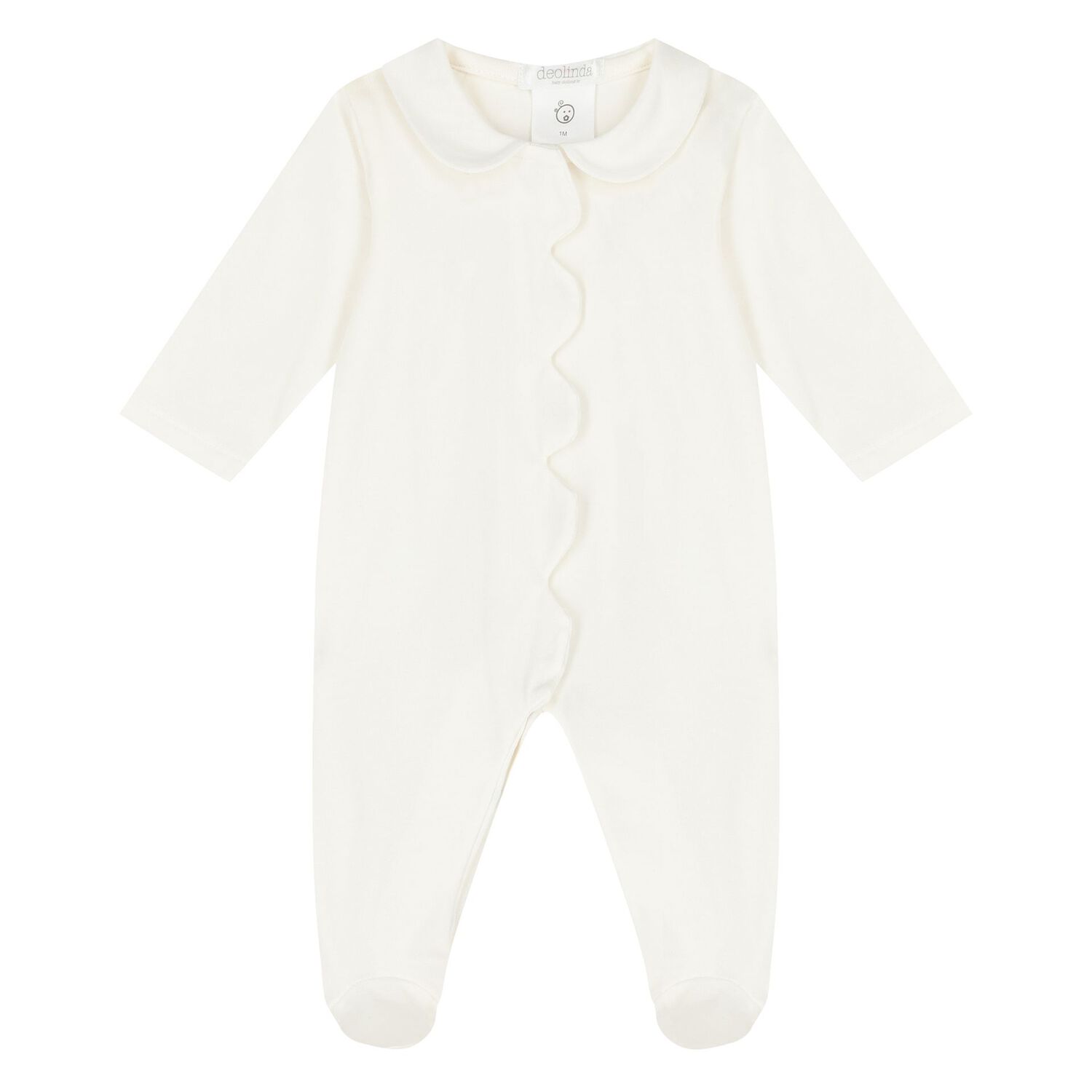 Ivory Scalloped Babygrow Gift Set, 1, hi-res