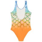 Girls Multi-Coloured Pineapple Swimsuit, 1, hi-res