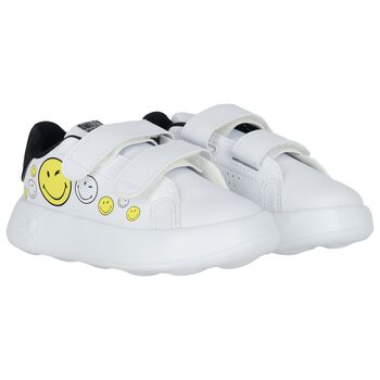 White Advantage Smiley World Trainers