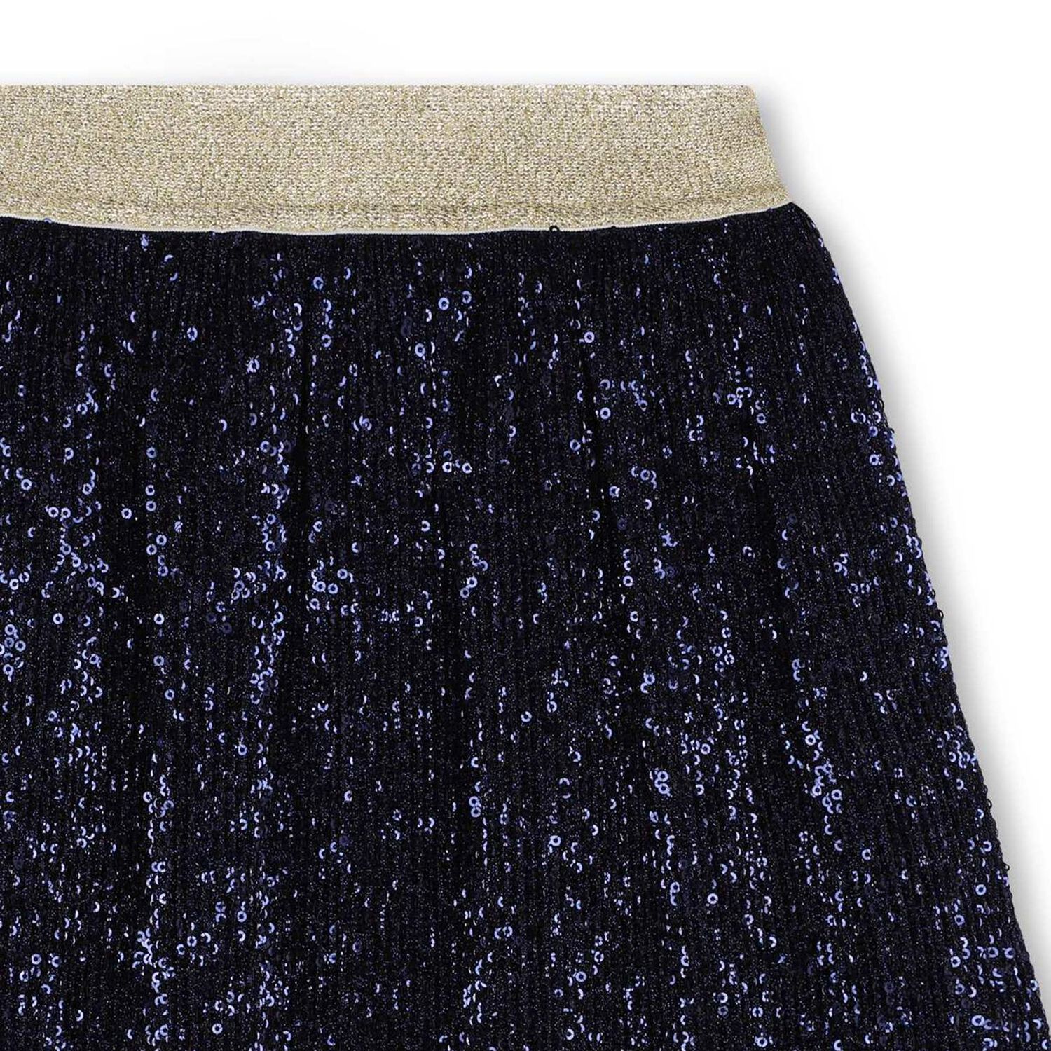 Girls Navy Blue Sequin Skirt, 1, hi-res image number null