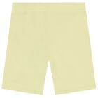 Yellow Logo Softskin Cycling Shorts, 2, hi-res