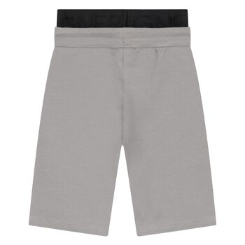 Younger Boys Grey Logo Shorts