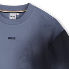 Boys Blue Logo T-Shirt, 1, hi-res