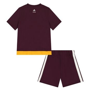Younger Boys Burgundy Woody Disney Shorts Set