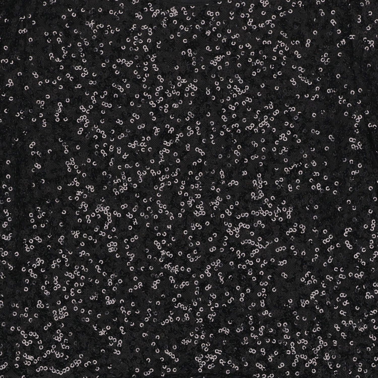 Girls Black Embellished Dress, 2, hi-res