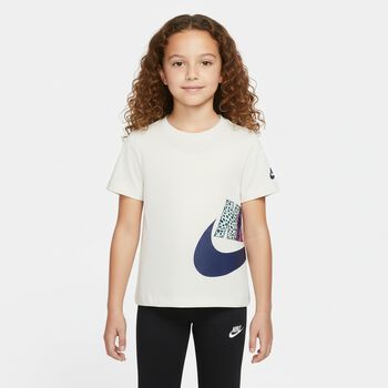 Girls White Logo T-Shirt