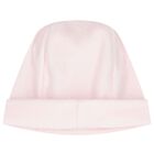 Baby Girls Pink Dots Hat, 2, hi-res