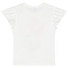 Girls White & Pink Floral Leggings Set, 2, hi-res