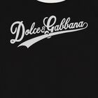 Girls Black Logo T-Shirt, 1, hi-res