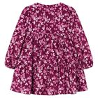 Girls Red Floral Dress, 2, hi-res
