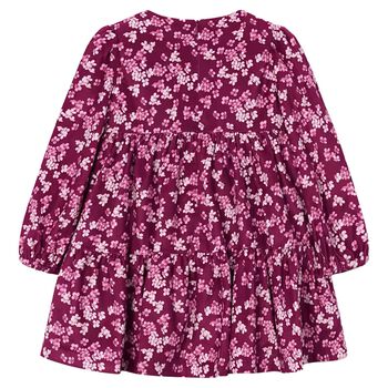 Girls Red Floral Dress