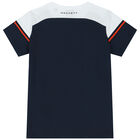 Boys Navy Blue Logo T-Shirt, 2, hi-res
