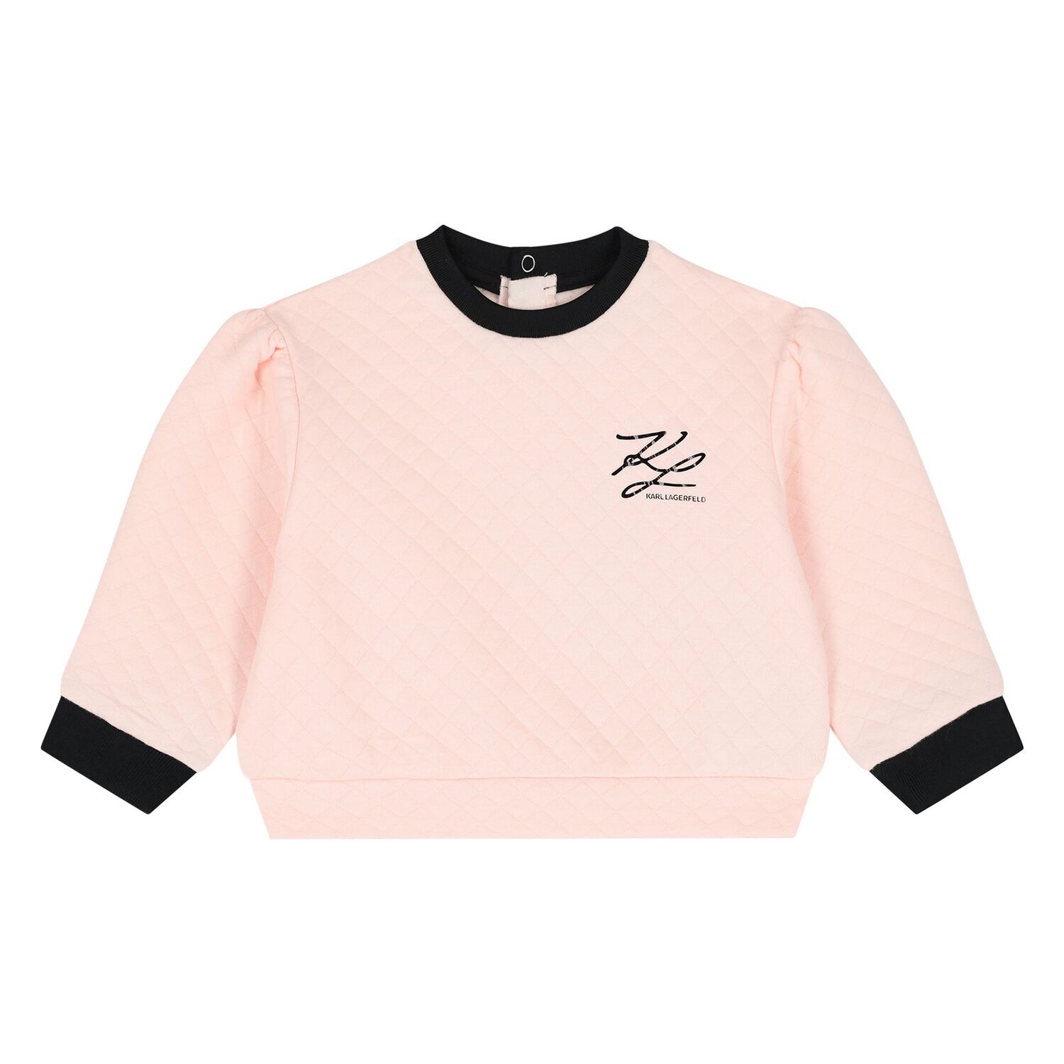 Younger Girls Pink & Black Logo Tulle Skirt Set, 1, hi-res
