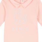 Baby Girls Pink Tiger Babygrows ( 2 Pack ), 1, hi-res