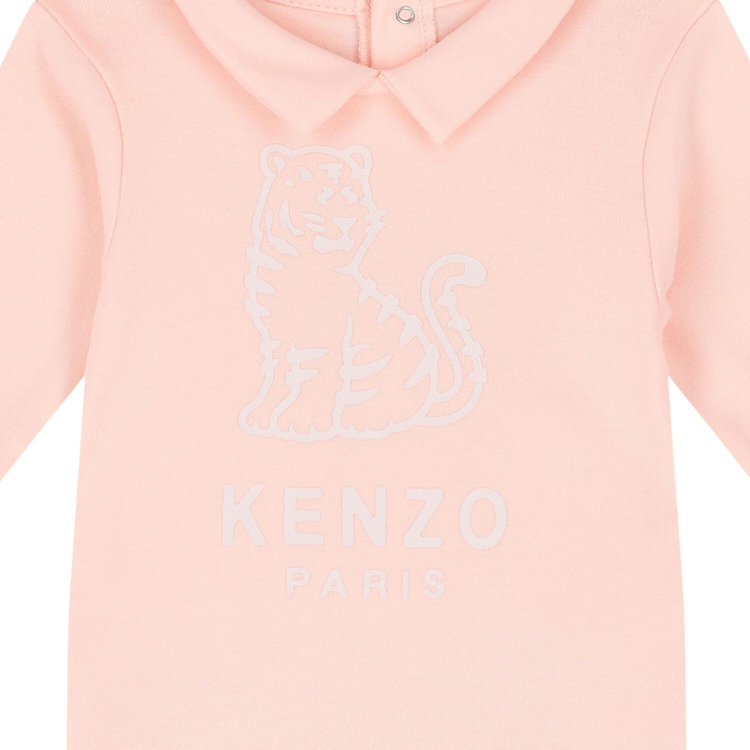 Baby Girls Pink Tiger Babygrows ( 2 Pack ), 1, hi-res