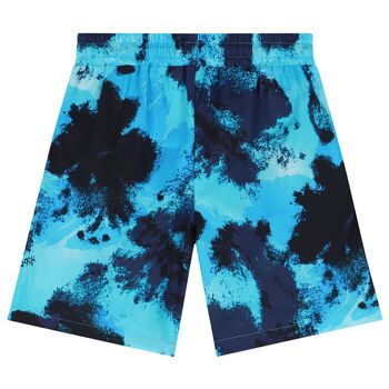 Boys Blue Logo Swim Shorts