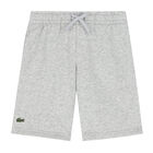 Boys Grey Logo Shorts, 1, hi-res