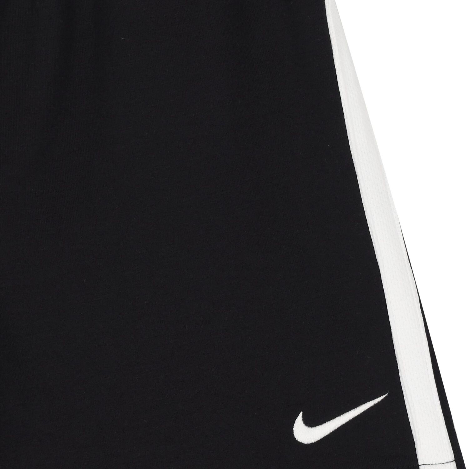 Boys Black & White Logo Shorts, 1, hi-res