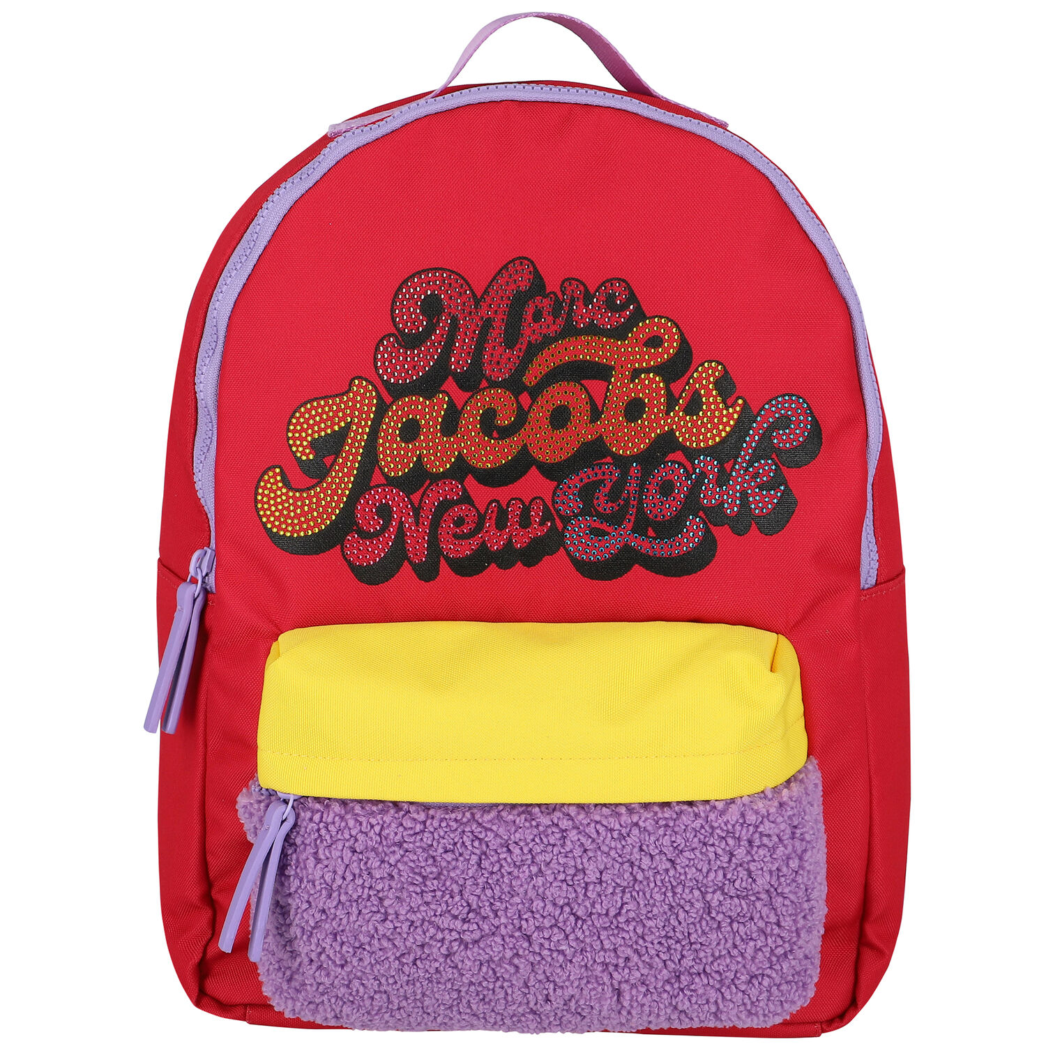 Girls Pink Logo Backpack, 1, hi-res