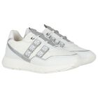 White Logo Trainers, 1, hi-res