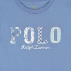 Girls Blue Logo T-Shirt, 2, hi-res