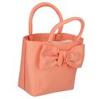 Girls Orange Bow Hand Bag, 1, hi-res
