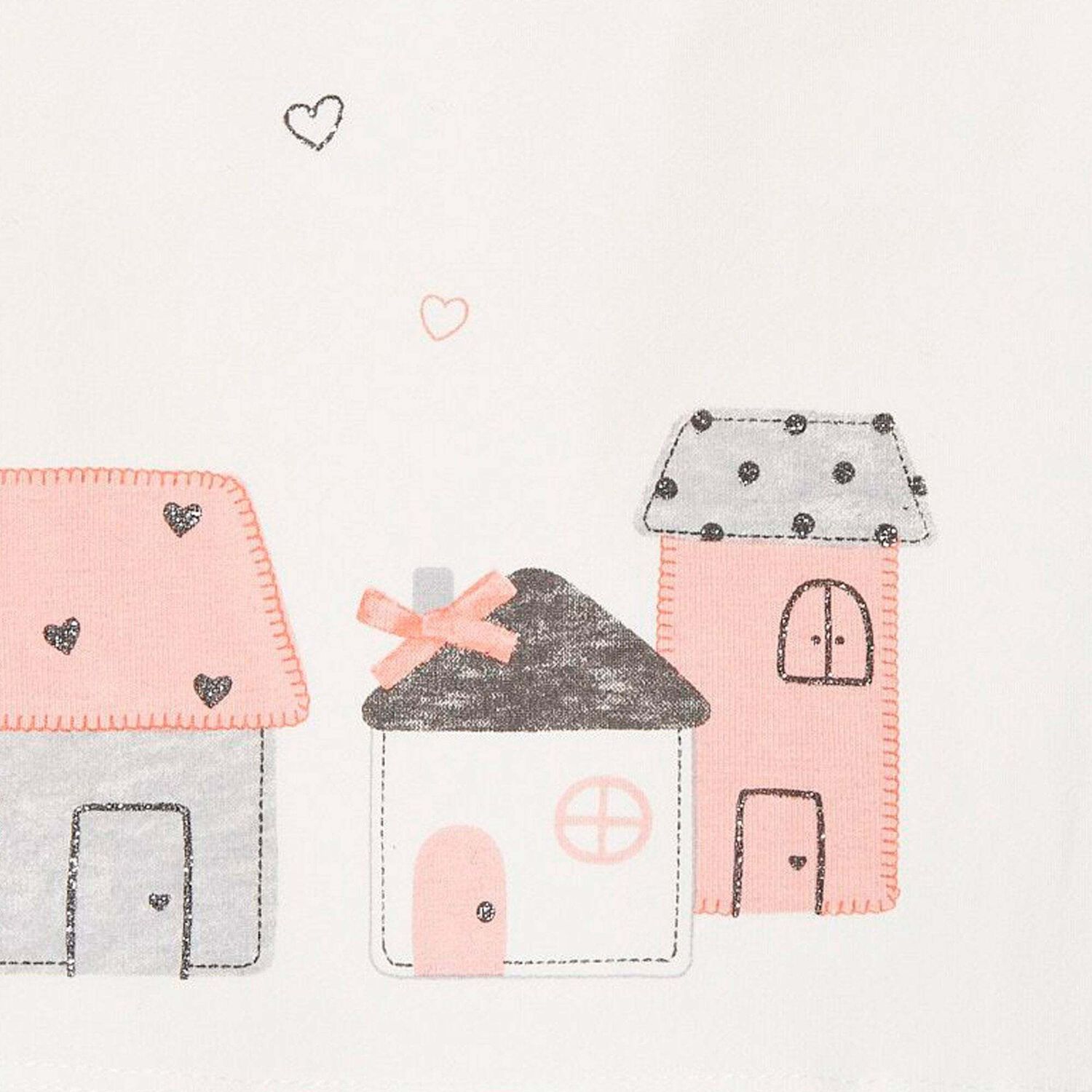 Baby Girls Pink & Ivory Tops (2 Pack), 1, hi-res image number null