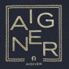 Boys Navy Blue & Gold Logo T-Shirt, 2, hi-res