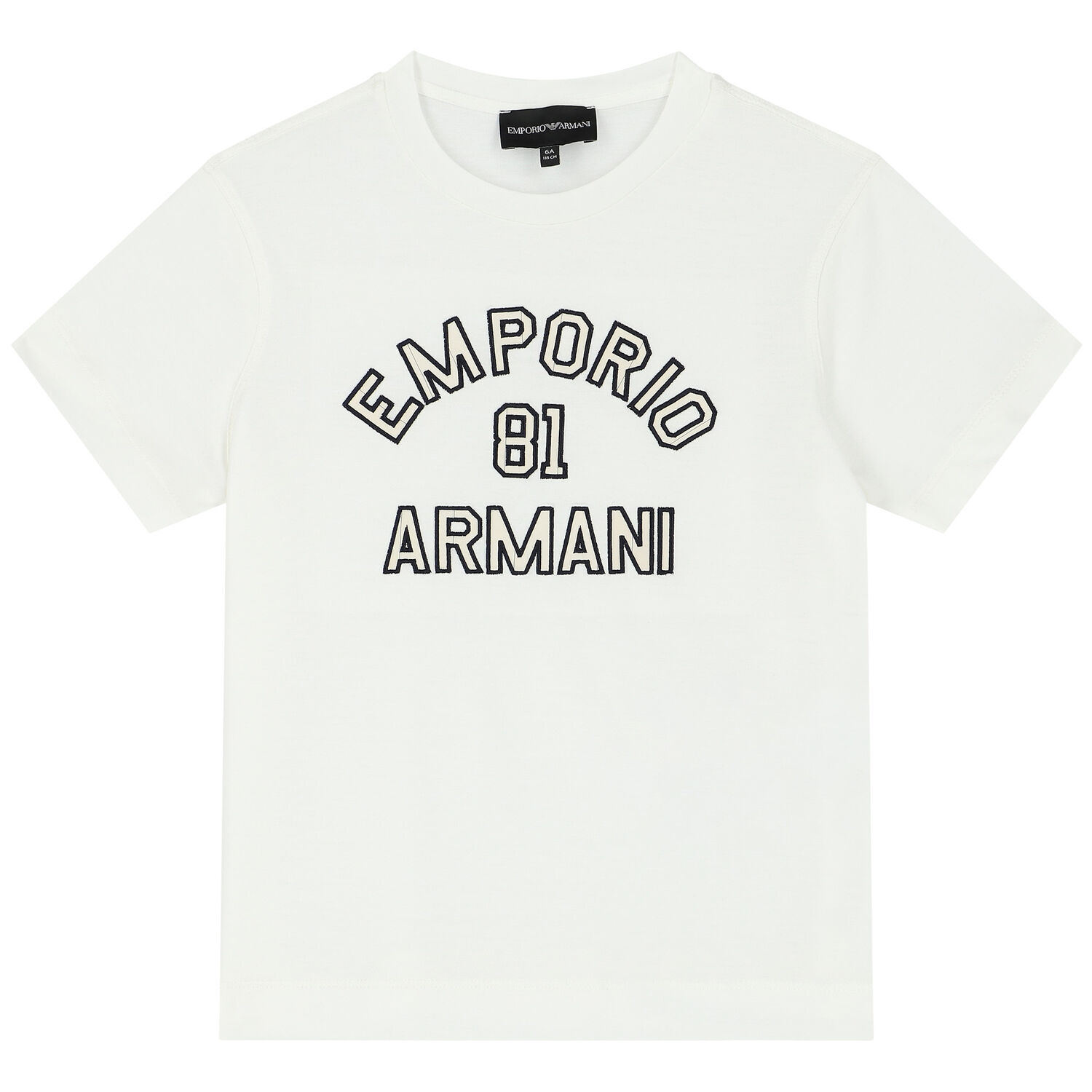 Boys White Logo T-Shirt, 1, hi-res