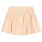 Girls Pink Logo Skirt, 1, hi-res