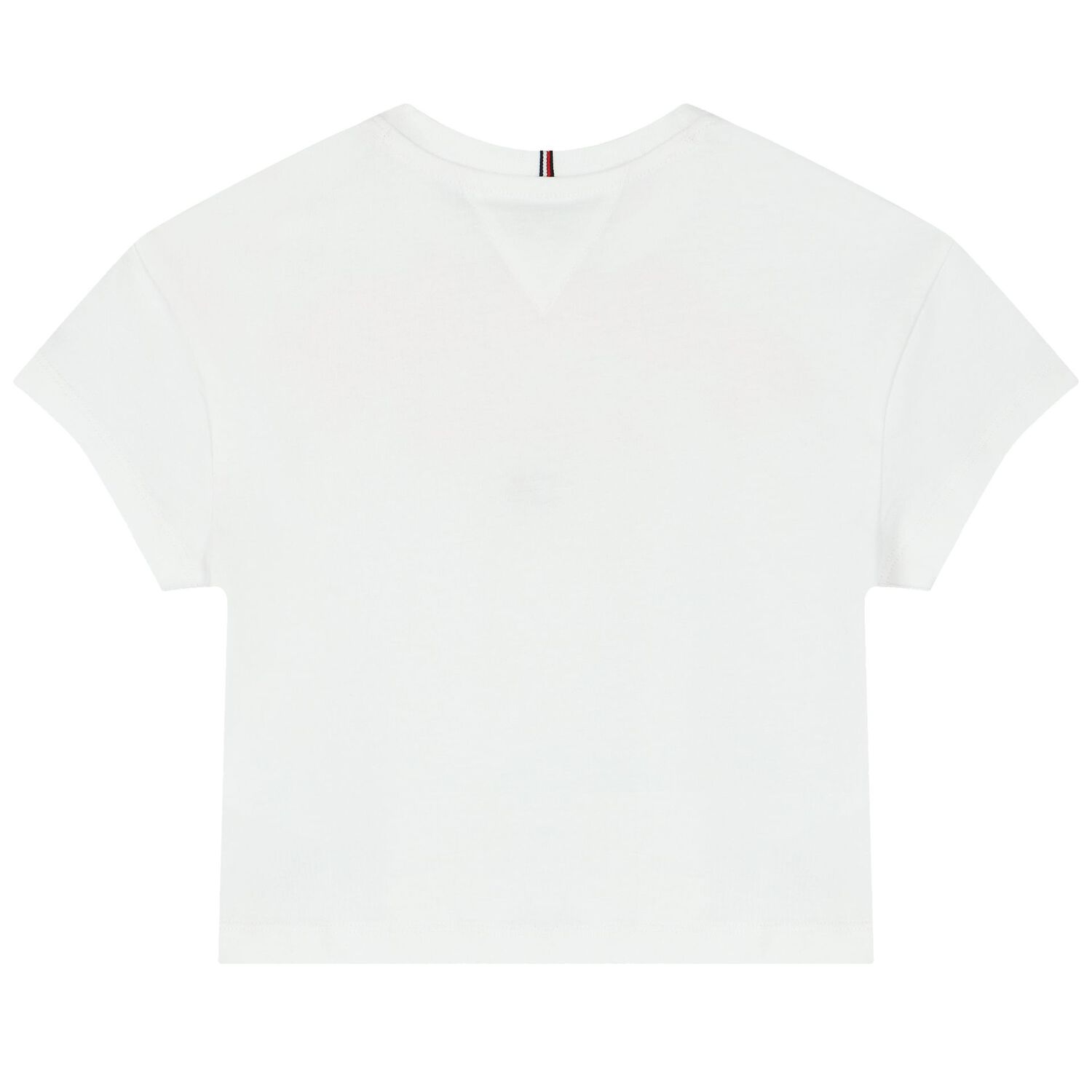 Girls White Logo T-Shirt, 1, hi-res