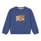 Baby Boys Blue Teddy Bear Tracksuit, 2, hi-res