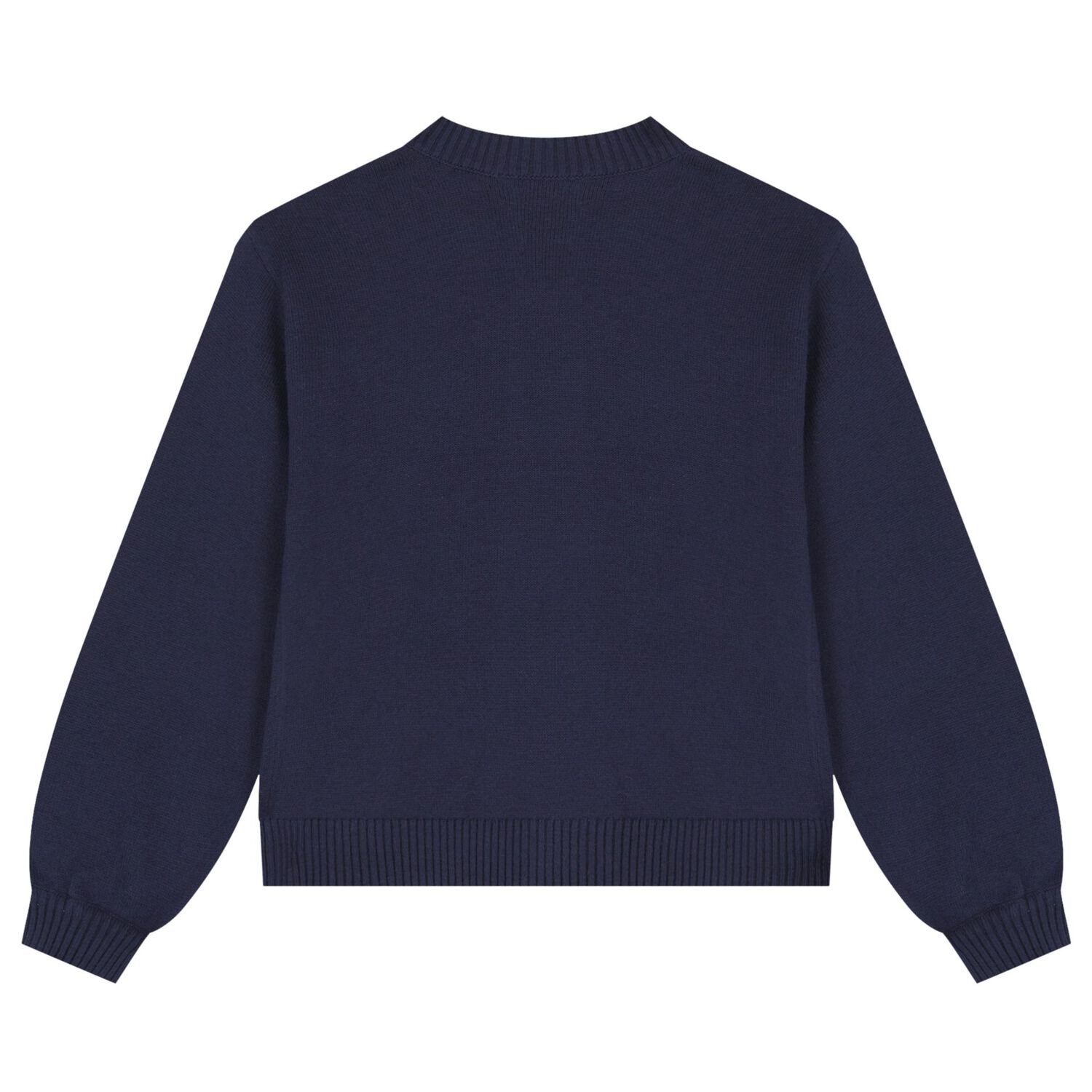 Girls Navy Blue Sequin Cardigan, 2, hi-res