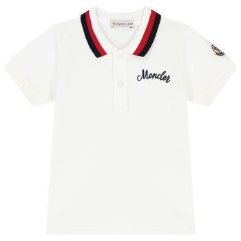 Younger Boys Ivory Polo Shirt