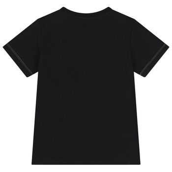 Boys Black Logo T-Shirt