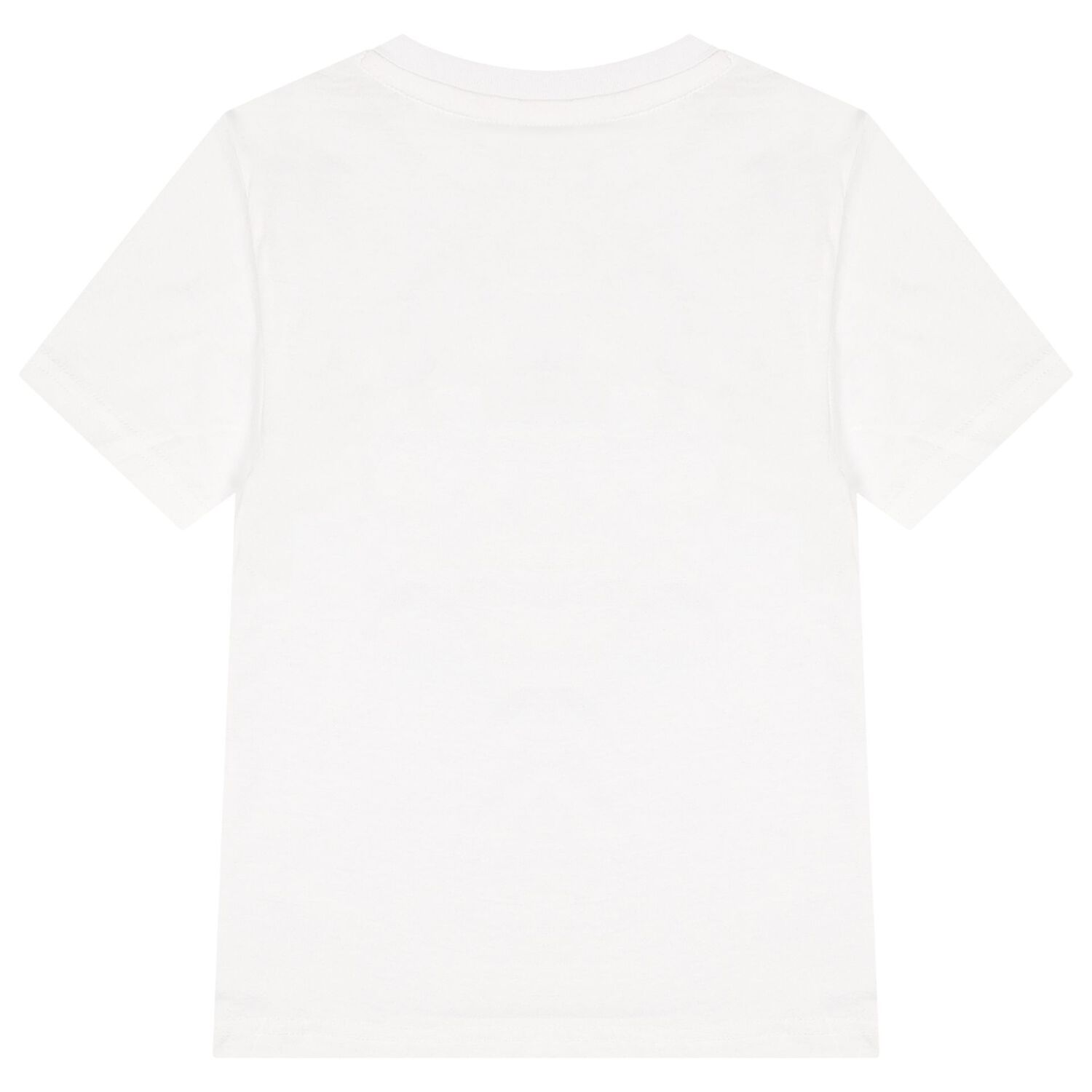 Boys White Logo T-Shirt, 1, hi-res