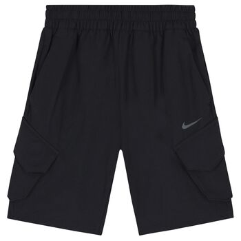 Boys Black Logo Shorts