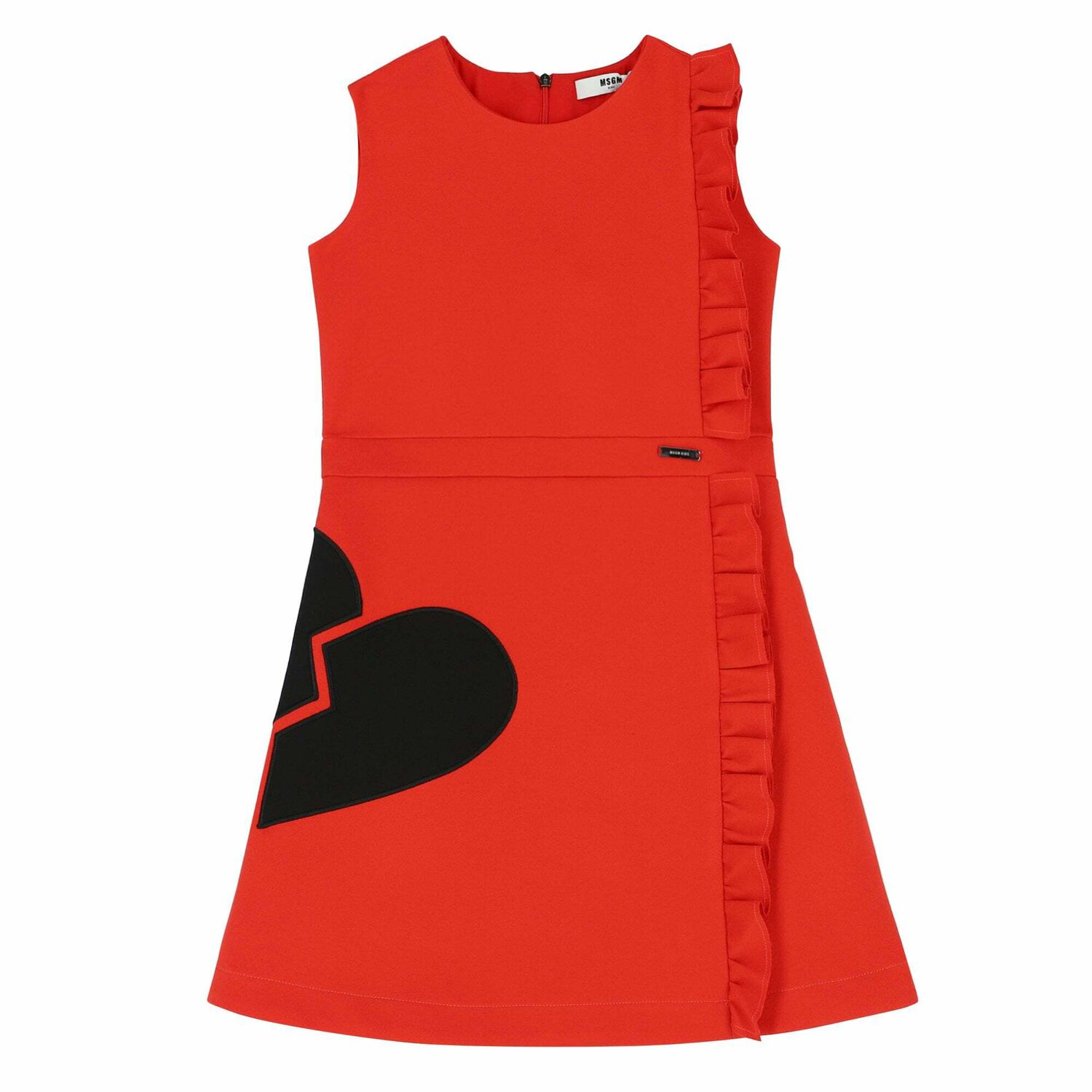 Girls Red Heart Dress, 1, hi-res image number null