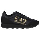 Black Logo Trainers, 1, hi-res