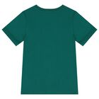 Boys Green Logo T-Shirt, 1, hi-res