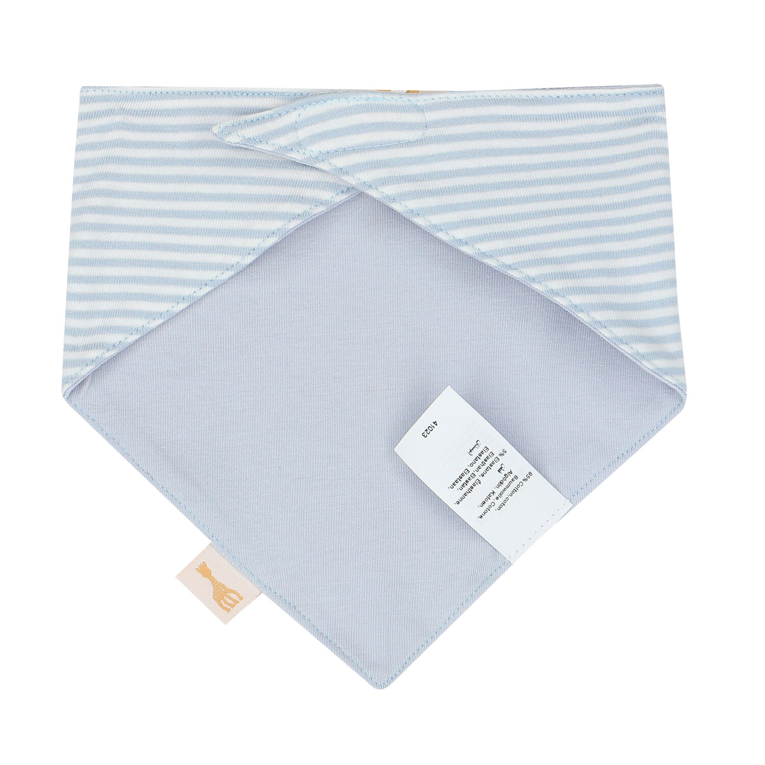 Blue & White Logo Baby Bib, 2, hi-res image number null