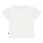 Younger Girls White Logo T-Shirt, 1, hi-res